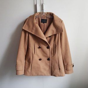 Babaton Tan Pea Coat